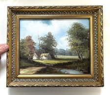 Vintage Oil on Canvas Painting