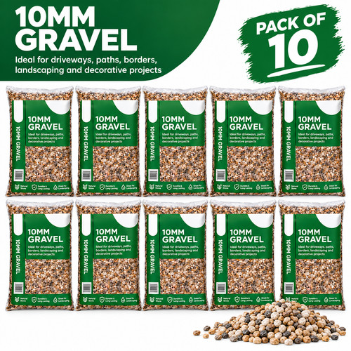10mm pea gravel decorative - 10mm,