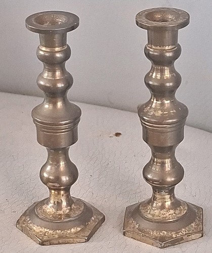 Pair miniature brass - of,