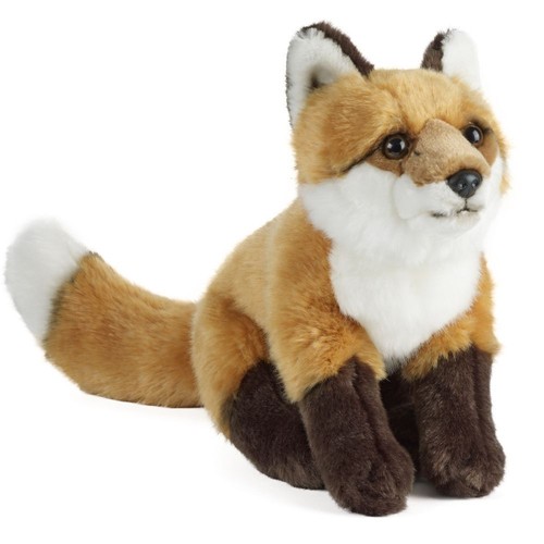 Fox large wildlife plush soft - large,