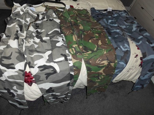 Camo trousers mens - trousers, x3!