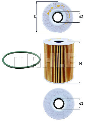 New oil filter - new,