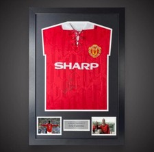 Eric Cantona, Signed And Framed Manchester United 1994 Shirt. COA Iconic £329. ￼
