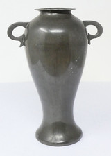 Twin Handled Pewter Vase William Hutton Urn Form Early 20th Century 13cm