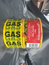 Rothenberger gas identity tape 36mm x 33m 1 x unopened & 1 opened (hardly used) 