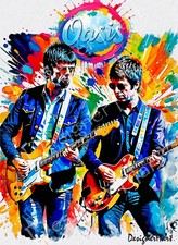 Oasis and art print poster - art,