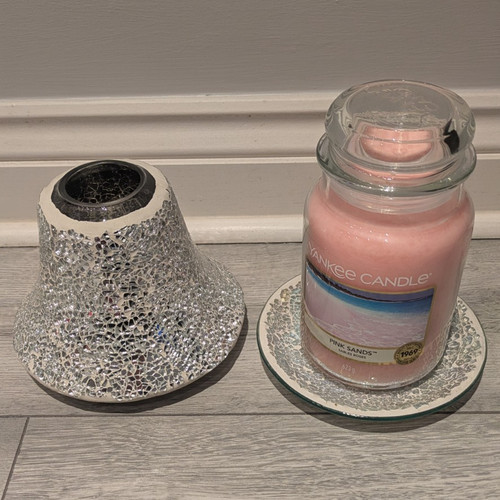 Yankee candle with - candle, and