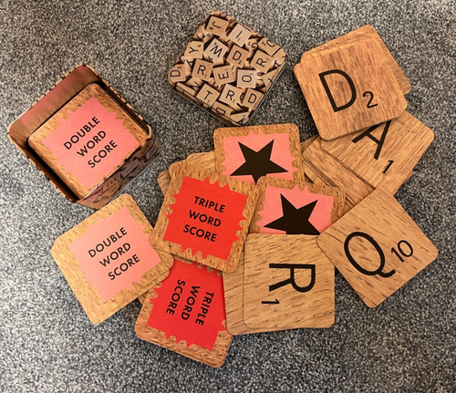 Hasbro scrabble coasters in - hasbro,