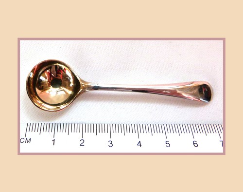 Sterling silver mustard spoon - sterling,