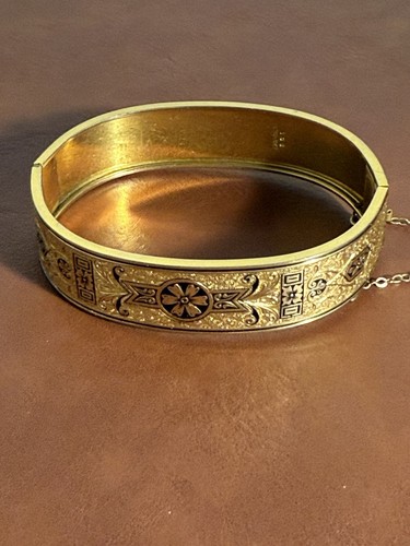 Antique gold filled bangle - antique,