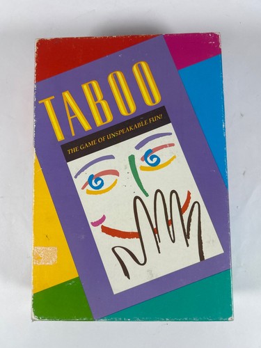 Vintage taboo board game 1989 - taboo,