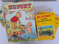 Rupert The Bear Job Lot 7 x Annuals 3 Little Library Books