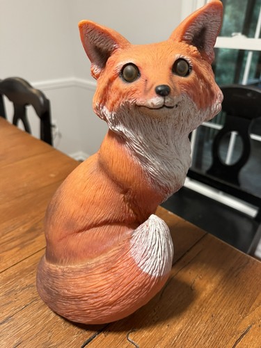 Vintage fox figurine - figurine, 12”