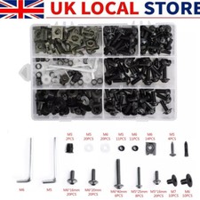 Black Fairing Bolts Screws Kit