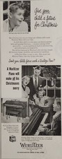 1951 Print Ad Wurlitzer Piano