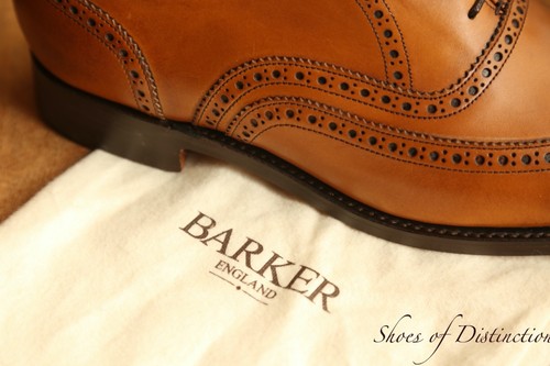 Barker tan brown leather - barker,