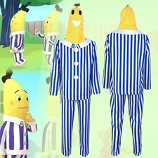 Halloween Bananas in Pyjamas Masquerade Full Set Top*Pant Cosplay Masks Costumes