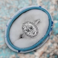 Oval Diamond Engagement Ring