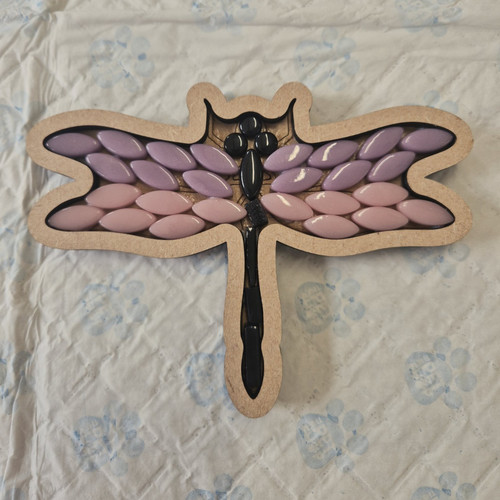Dragonfly mosaic craft - dragonfly,