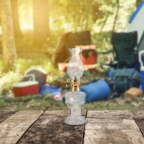 Sets retro oil lamp - ,