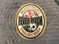 Football - FEVER PITCH 2006 - Marston's Brewery. Beer pump clip.