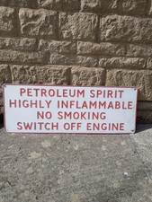 Garage forecourt  metal sign 36" by 13"