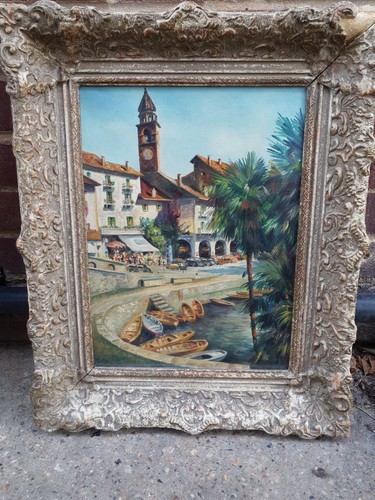 Vintage original oil painting - oil,