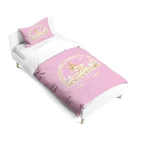 Personalised pink bunny - personalised,