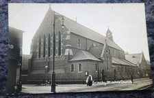 Photo Postcard St John the Evangelist Cleethorpe Rutland St Grimsby Demolished