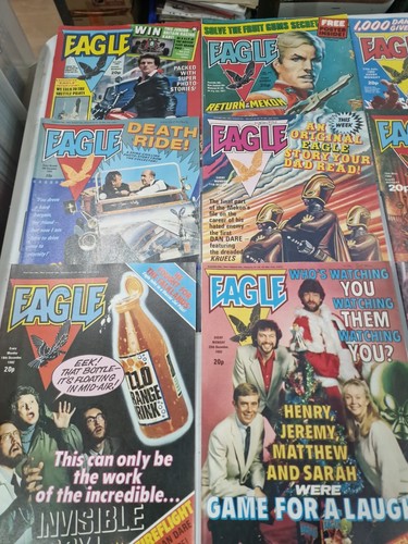 Eagle comic 1982 - comic, job
