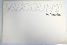 VAUXHALL Viscount Car Sales Brochure LF 1966 #V 1685/10/66