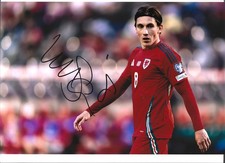 Harry Wilson signed photo- Wales football 2025 - 12x8