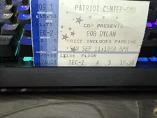 Bob Dylan Patriot Center Front