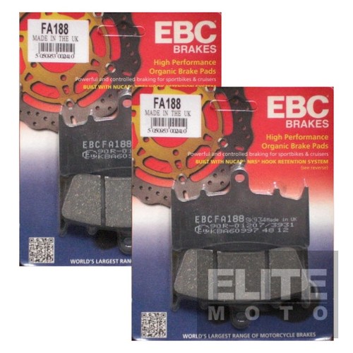Ebc organic front brake pads - ebc,