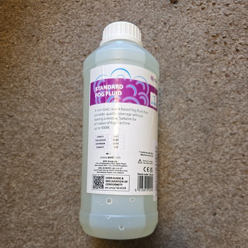 Fog machine fluid low - machine, level