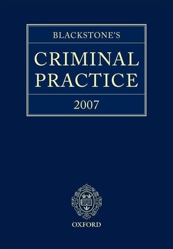 Blackstone criminal practice - blackstone's,