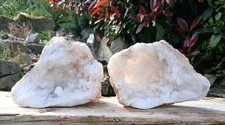 White Quartz Geode crystal