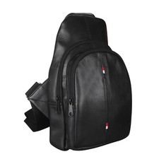 Real Leather Chest Sling Bag