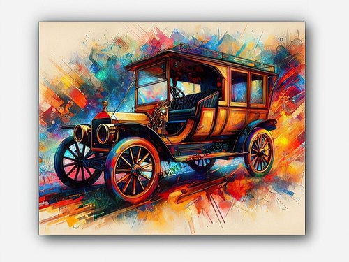 Vintage car duryea - car, motor