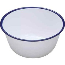 Enamel White Pudding Deep