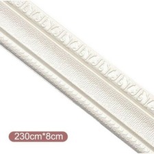 6x Self Adhesive Wallpaper Sticker Border Wall Skirting Waterproof Home Decor UK