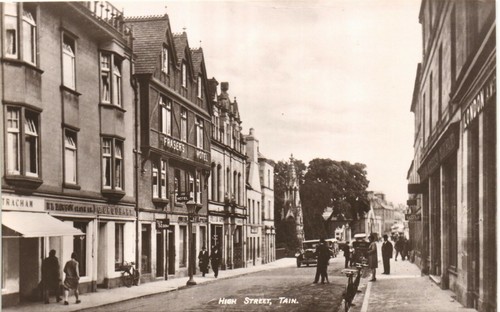 Tain high street in - street,