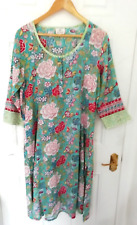 Anokhi M Dress Blue Red Green