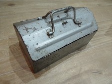 VINTAGE METAL TOOL BOX