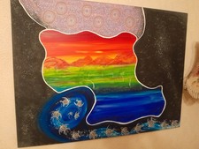 Aboriginal Painting on canvas