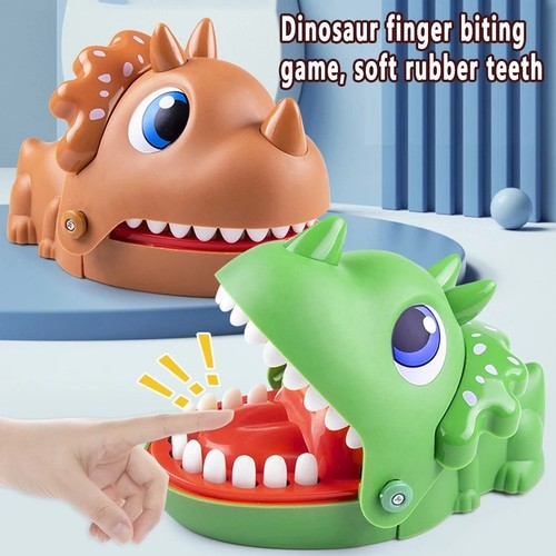 Biting finger toy dinosaur - biting,