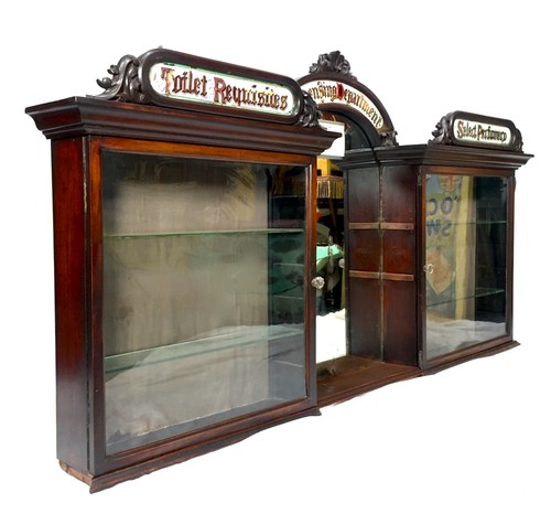 Antique wooden glazed - wooden, &