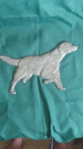 Gray metal dog weathervane - gray,