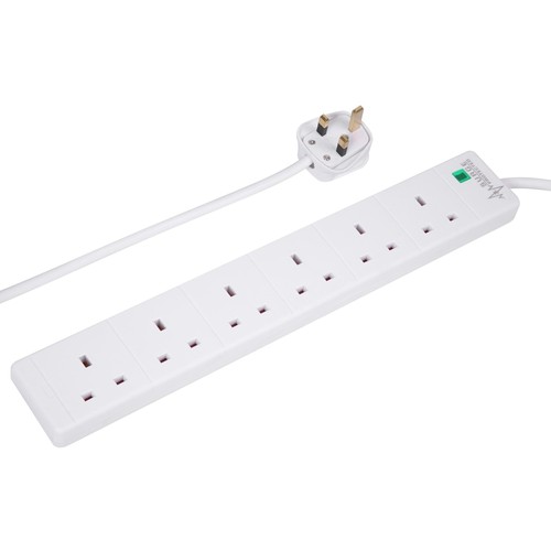 Gang surge protected - 6,
