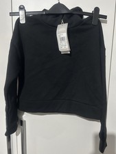 Bnwt Adidas Girls Cropped Hoodie Sweatshirt 9 10 Years